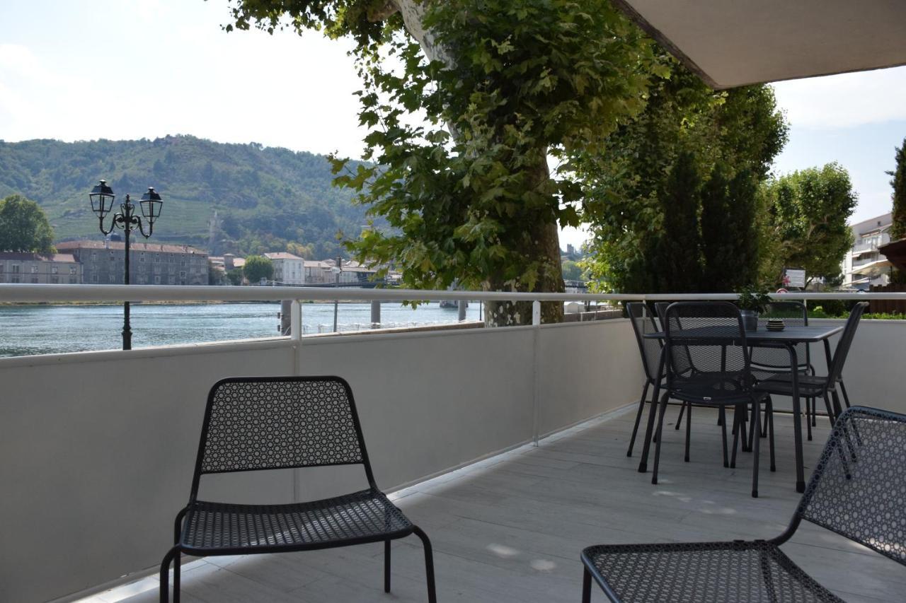 La Batie - Terrasse Avec Vue Imprenable Sur Le Rhone, 3 Chambres, 3 Salles De Bain Tain-l'Hermitage Luaran gambar